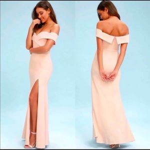 Lulu's song of love dress -blush